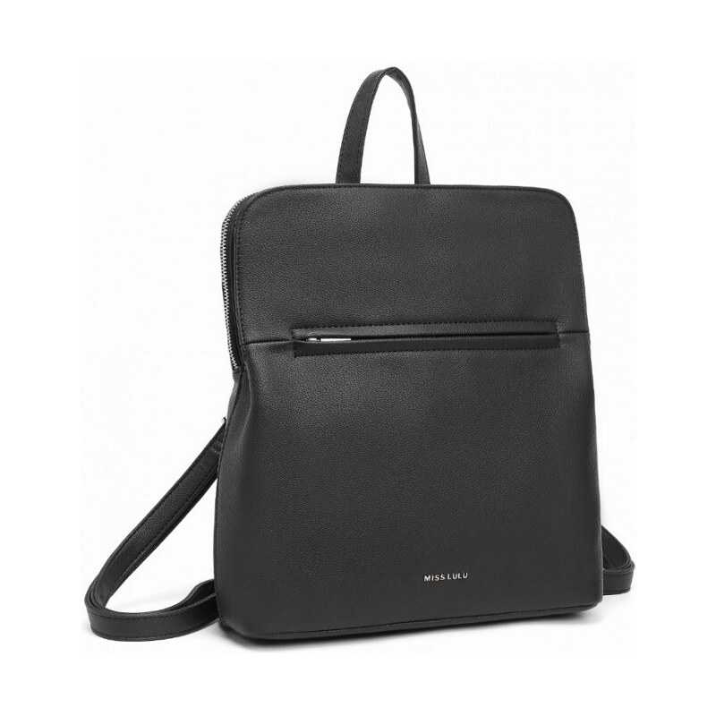 Konofactory Čierny dámsky kožený batoh „Chick“ 49238596