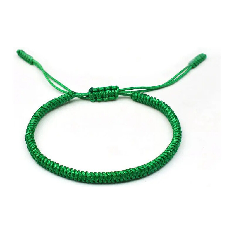 BudNej Tibetský náramok pre šťastie - zelený - MN1901 49302301