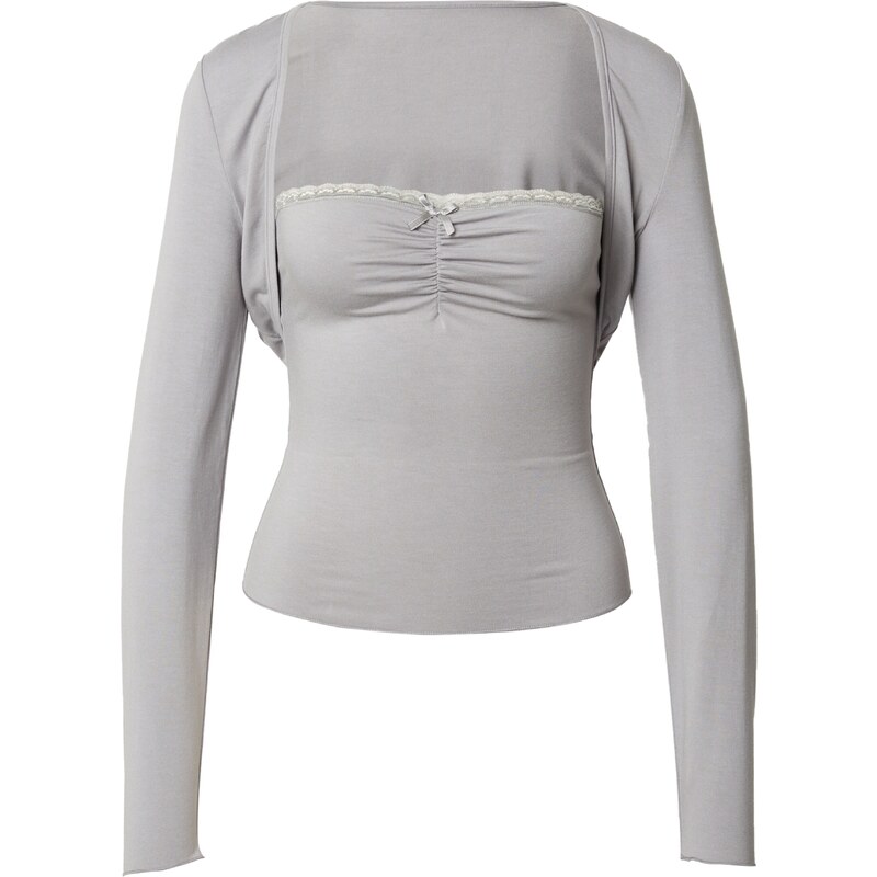 SHYX Tričko sivá / šedobiela 54292370