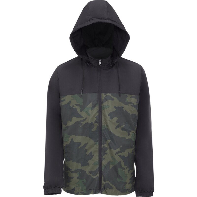 Flyweight Prechodná bunda olivová / jedľová / čierna 65791650