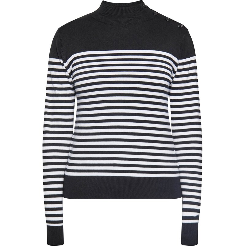 RISA Sveter čierna / biela 63762459