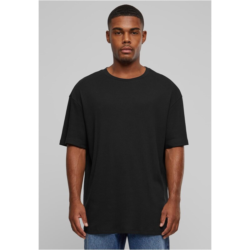 Urban Classics Mens Bio Oversized Rib Tee T-Shirt - Black 50664384