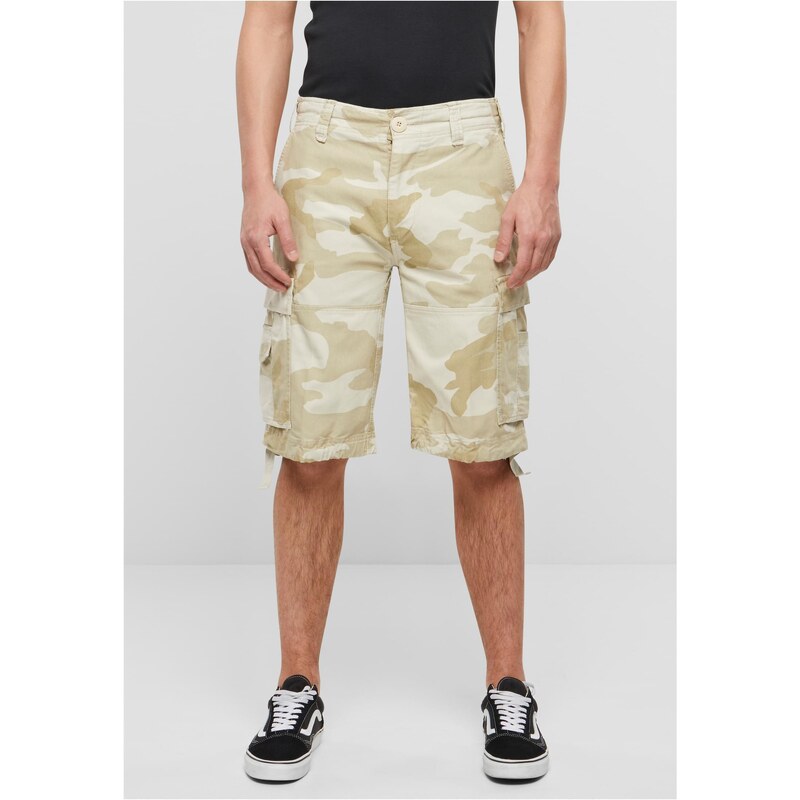 Brandit Mens Shorts Vintage Cargo - Light/Camouflage 50687926