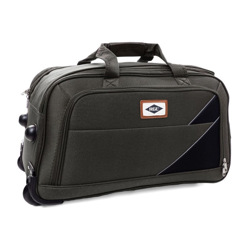 Rogal Šedá cestovná taška s kolieskami Pocket - veľ. M 64483335