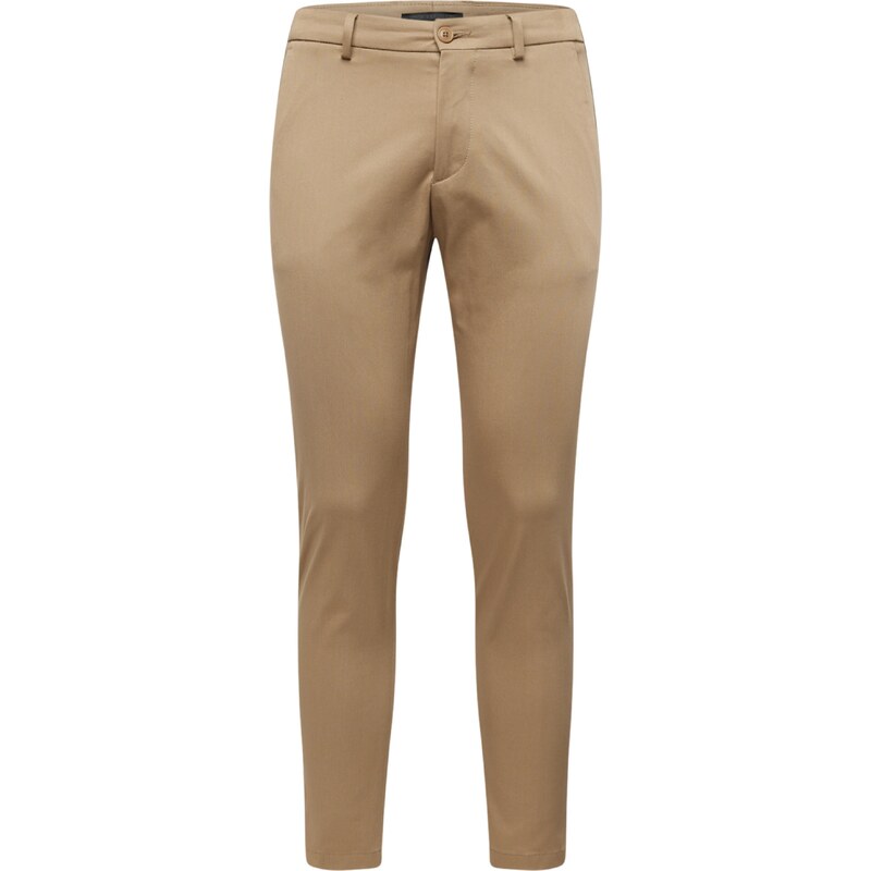 DRYKORN Chino nohavice AJEND svetlohnedá 54159812
