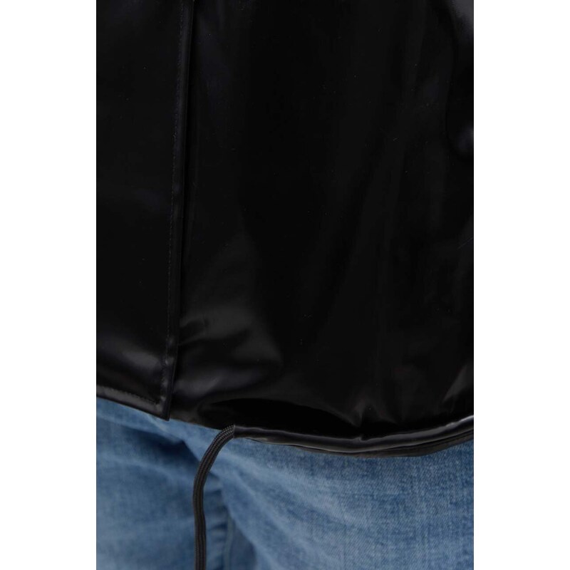 Bunda Rains 18040 Jackets dámska, čierna farba, prechodná