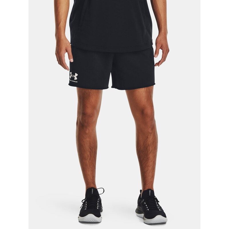 Čierne športové kraťasy Under Armour UA Rival Terry 6in Short 52521062