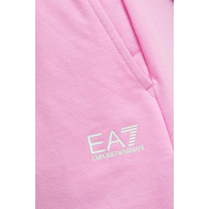 Tepláková súprava EA7 Emporio Armani dámsky, ružová farba