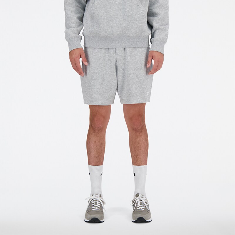 Pánske šortky New Balance MS41520AG – sivé 49282532