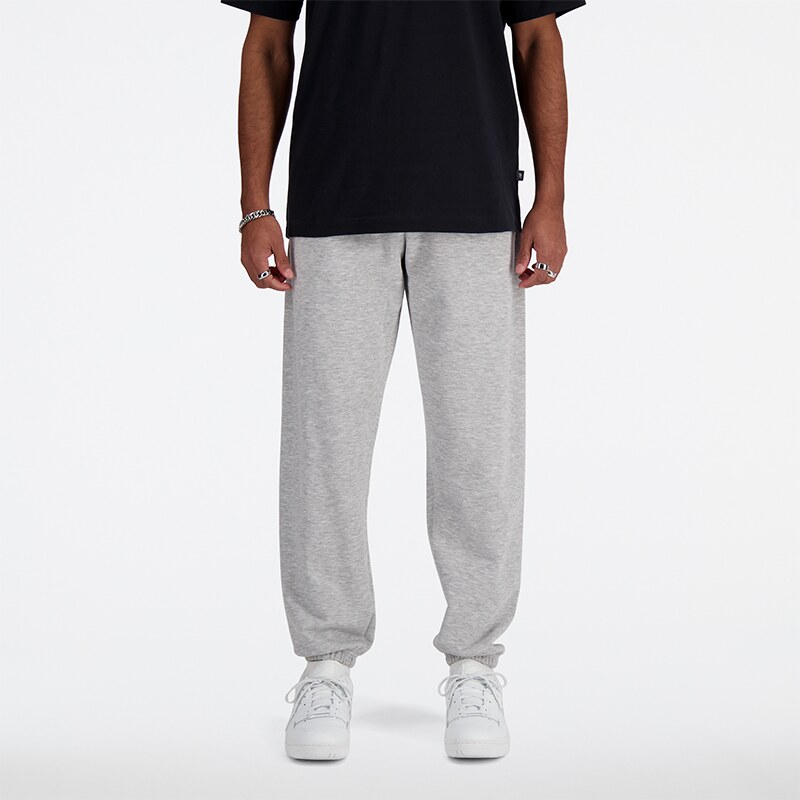 Pánske nohavice New Balance MP41519AG – sivé 49282533