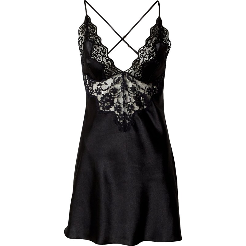 Hunkemöller Negližé Mya čierna 52448420