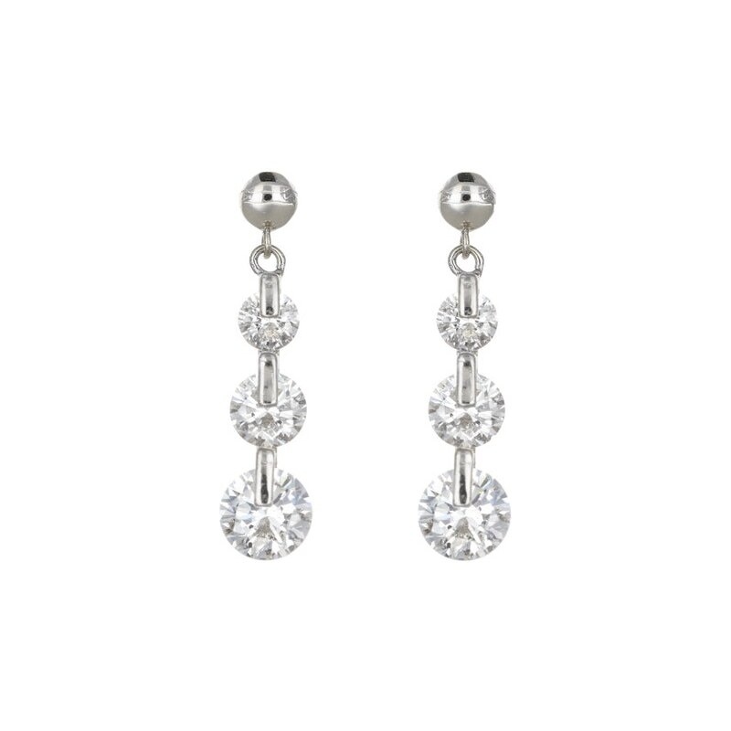 CRYSTalp Slušivé visiace náušnice s kryštálmi Mood 42242.R 66580348