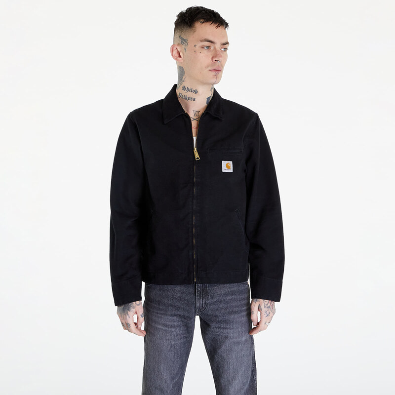 Bunda Carhartt WIP Detroit Jacket UNISEX Black/ Black Aged Canvas XS 54984624