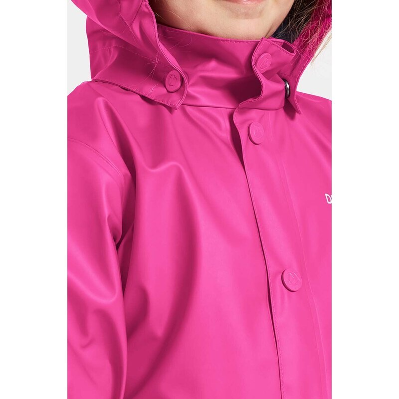 Detská nepremokavá bunda Didriksons JOJO KIDS JKT ružová farba