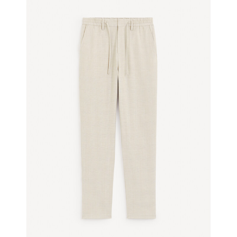 Krémové pánske nohavice Celio Gocarre 50667668