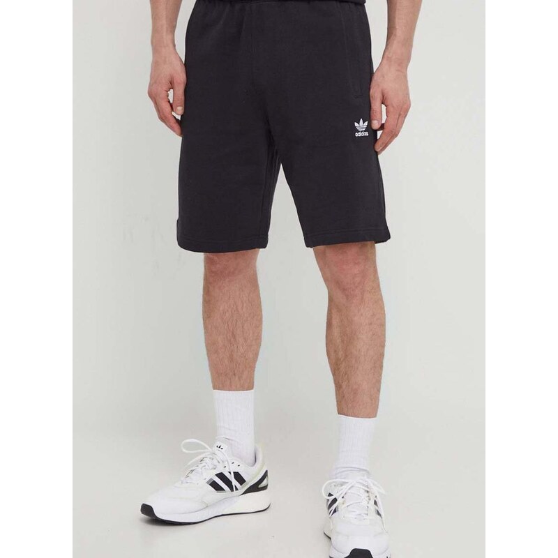 Bavlnené šortky adidas Originals Essential čierna farba, IR6849