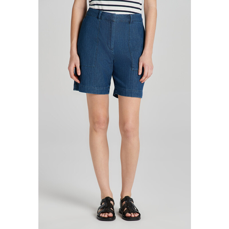 ŠORTKY GANT REL CHAMBRAY SHORTS DARK BLUE 49311208