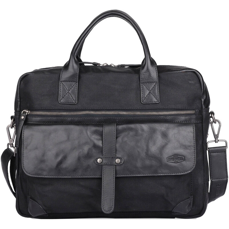 Pánska taška na notebook Sparwell Bredly - čierná 49354823