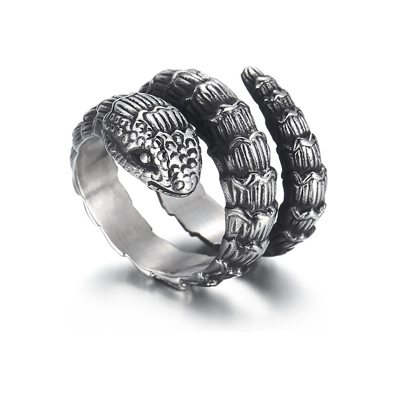 Royal Fashion pánsky prsteň Had KR104866-KJX 54217202