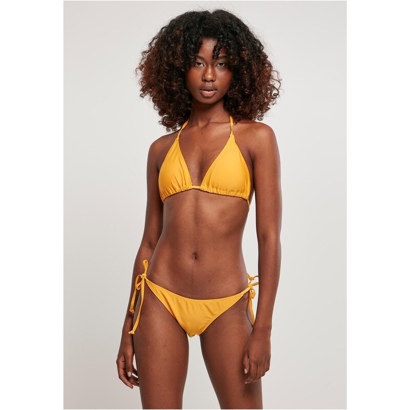 Urban Classics Womens Recycled Triangle Swimsuit - Mango 65364720