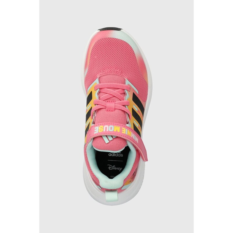Detské tenisky adidas x Disney ružová farba