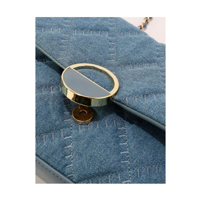 Blancheporte Prešívaná kabelka v džínsovom vzhľade modrá 000