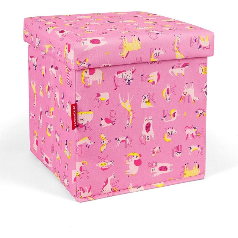 Škatuľa Reisenthel Sitbox kids Abc friends pink