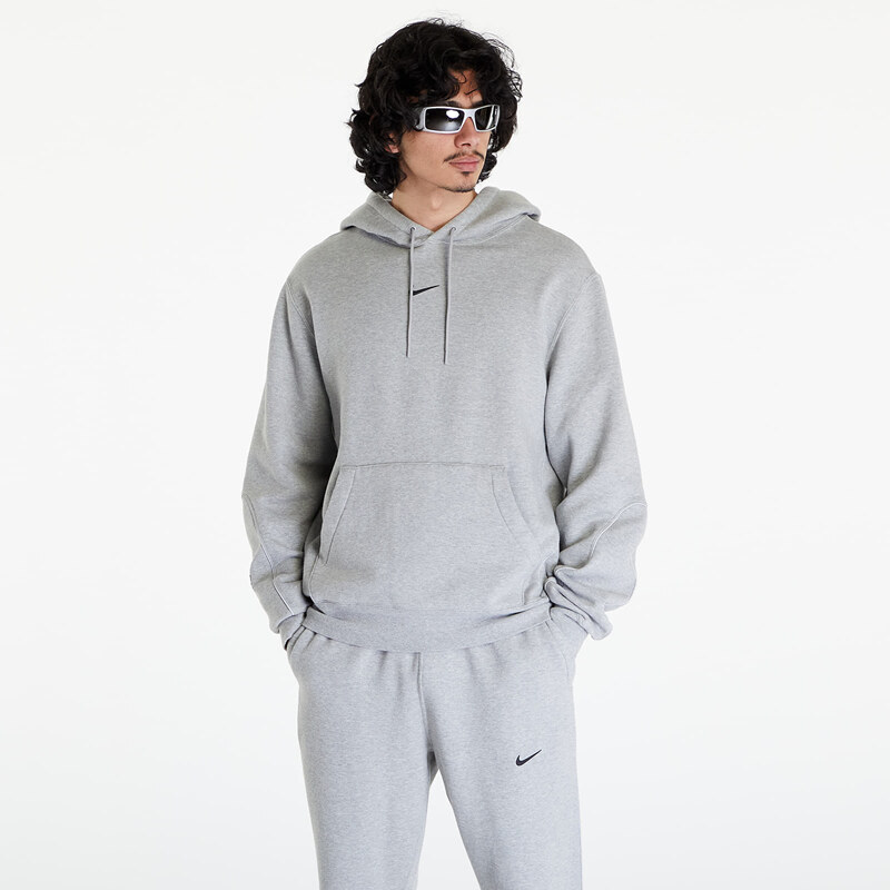 Mikina Nike x NOCTA Mens Fleece Hoodie Dk Grey Heather/ Matte Silver/ 49347218