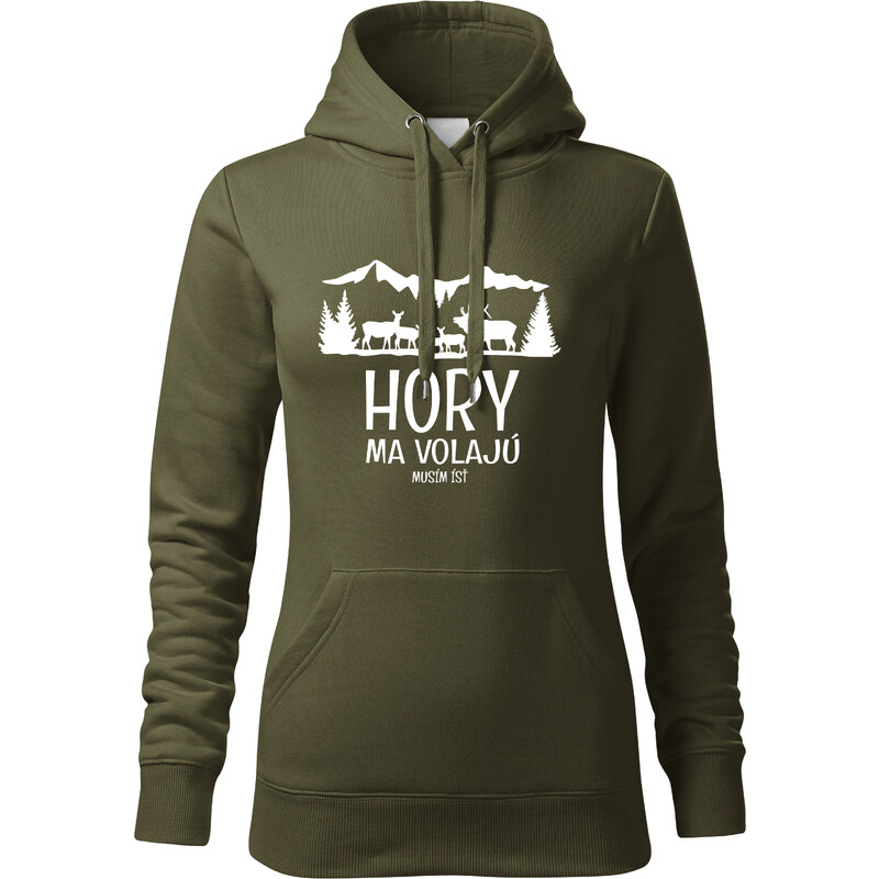 T-ričko Hory ma volajú dámska mikina 49347043