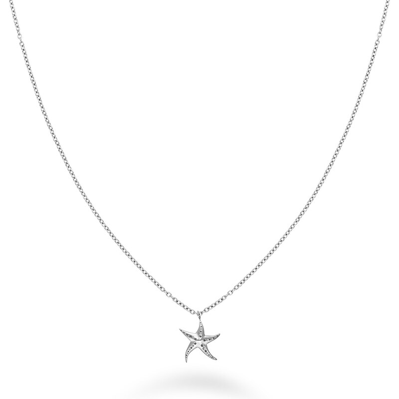 Rosefield Oceľový náhrdelník s morskou hviezdicou Essentials JNSNS 66587140