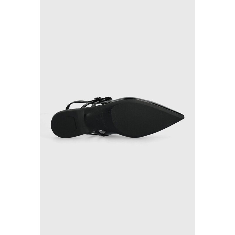 Kožené balerínky Vagabond Shoemakers HERMINE HERMINE čierna farba, s otvorenou pätou, 5733-260-20