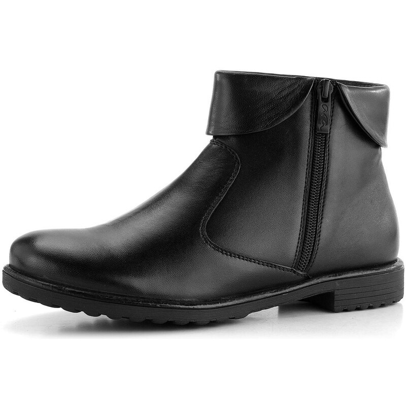 Ara dámska kožená členková obuv so zipsom čierna Liverpool 12-39515-01 61761968