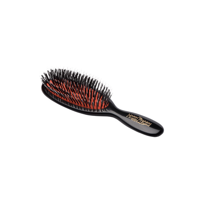 Mason Pearson Pocket Bristle & Nylon Hairbrush BN4 1 ks, Čierna