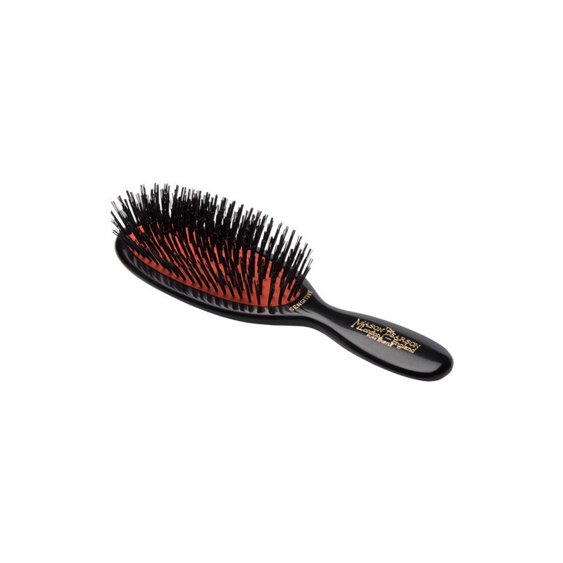 Mason Pearson Pocket Sensitive Bristle Hairbrush SB4 1 ks, Čierna