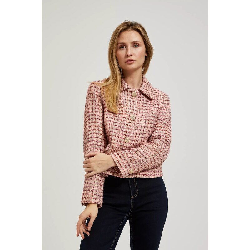 Marisse Womens Jacket L-Mr-4312 Pink 64638781