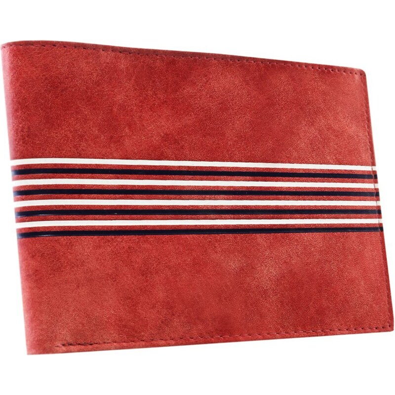 Originálna červená kožená peňaženka pre pánov 49354717