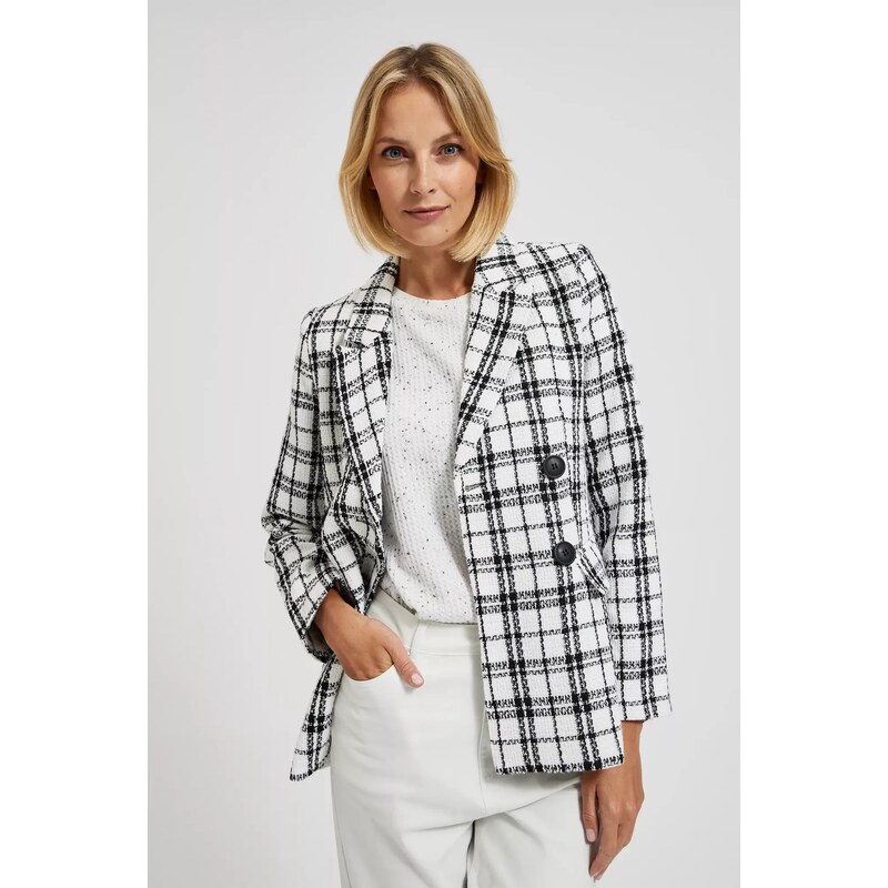 Marisse Womens Jacket L-Mr-4303 Black_White 50656937