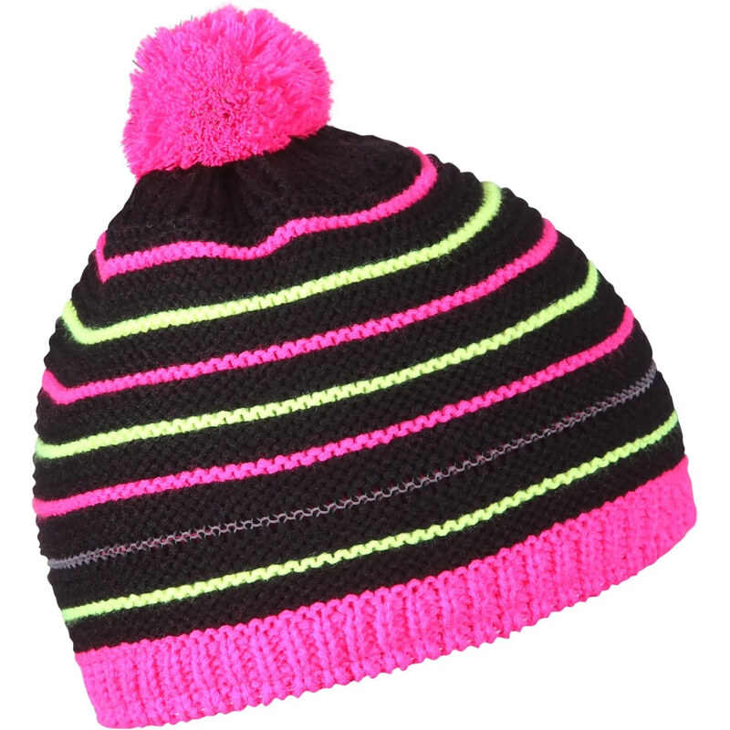 Husky Cap 34 čierna/neon ružová 49075836