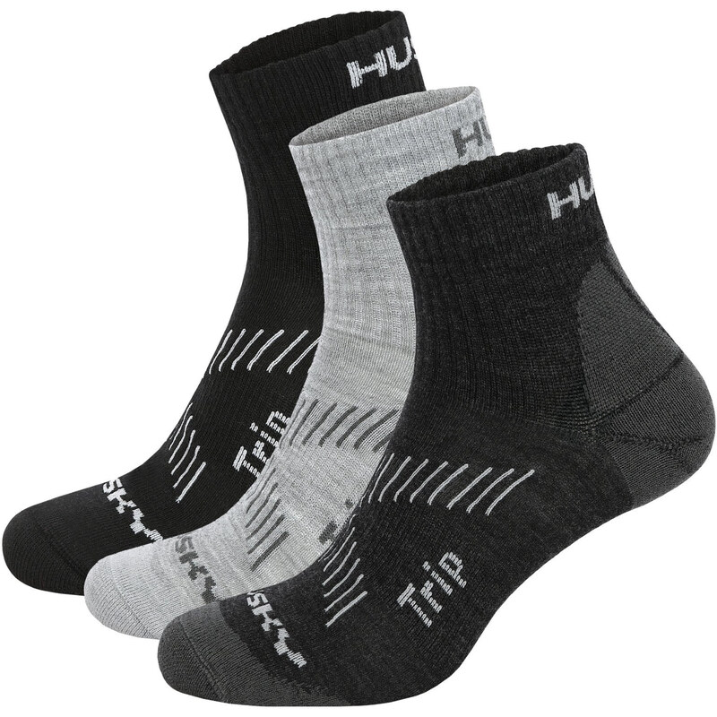 Husky Trip 3pack černá/sv. šedá/tm. šedá 49076665