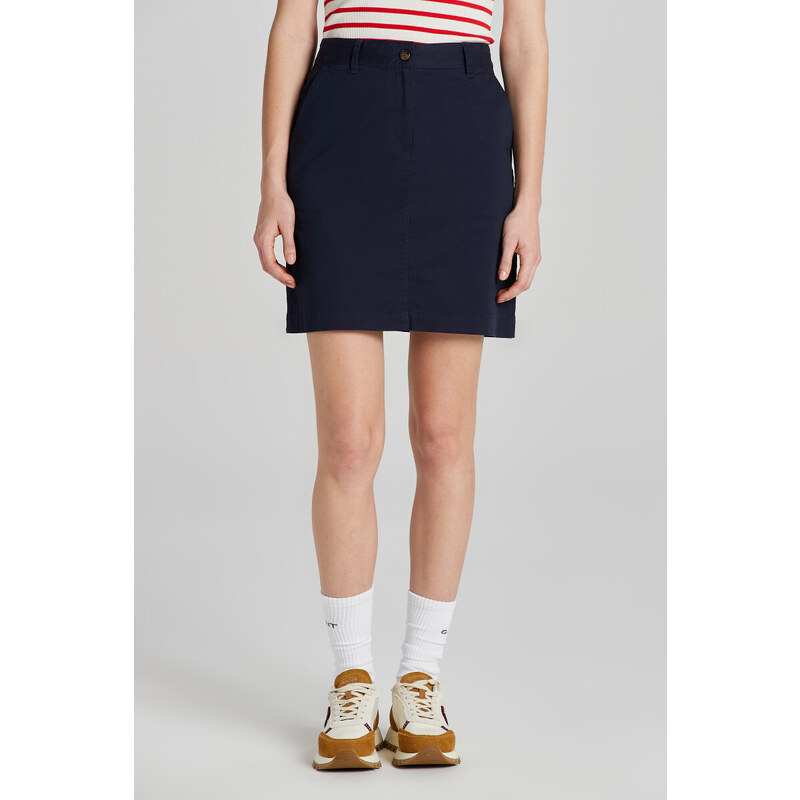 SUKŇA GANT CHINO SKIRT EVENING BLUE 49374894