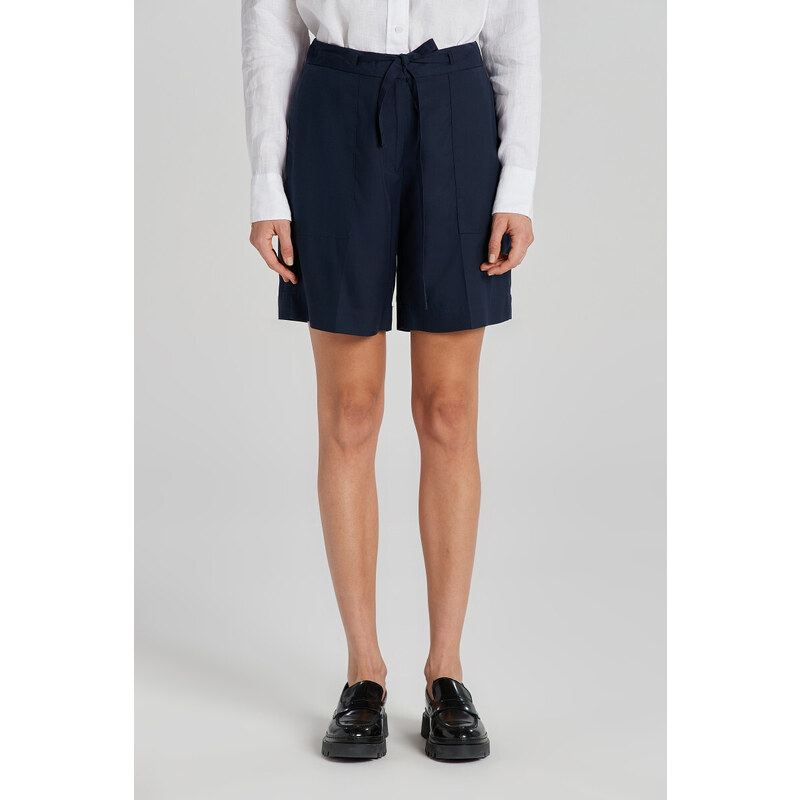 ŠORTKY GANT REL TIE WAIST SHORTS EVENING BLUE 49374946