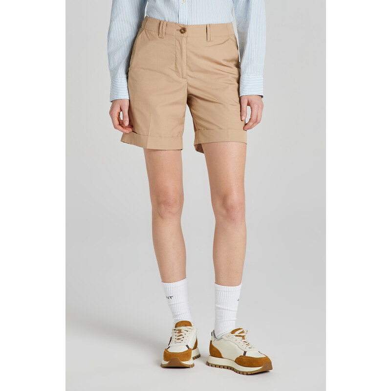 ŠORTKY GANT REL LIGHTWEIGHT CHINO SHORTS DARK KHAKI 49374944