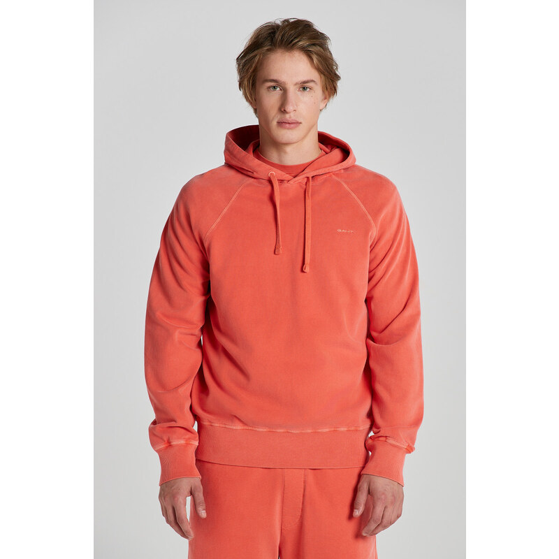 MIKINA GANT SUNFADED HOODIE BURNT ORANGE 49374962