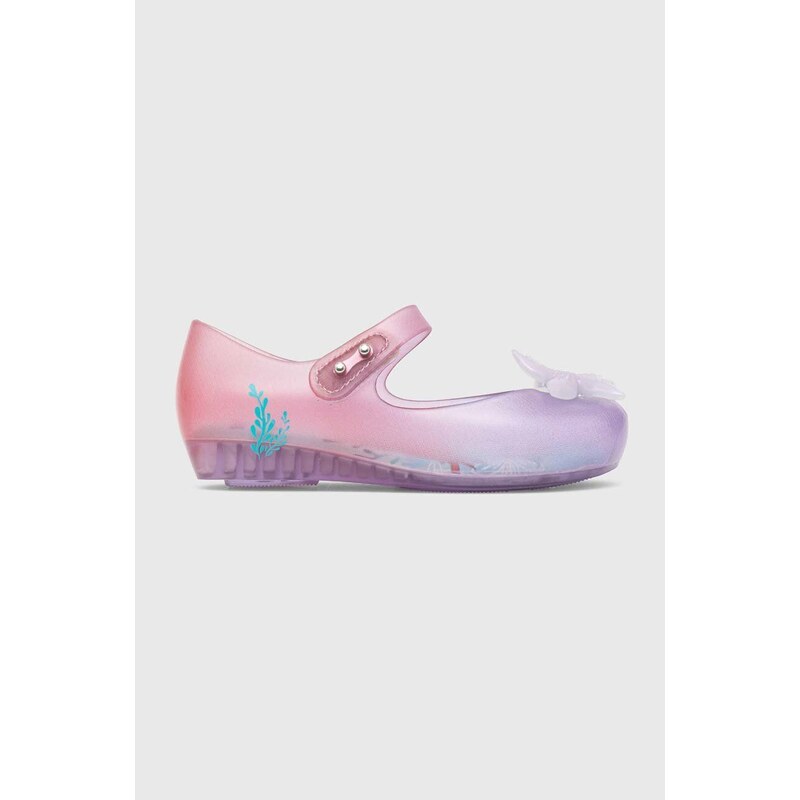 Detské balerínky Melissa ULTRAGIRL LITTLE, x Disney fialová farba