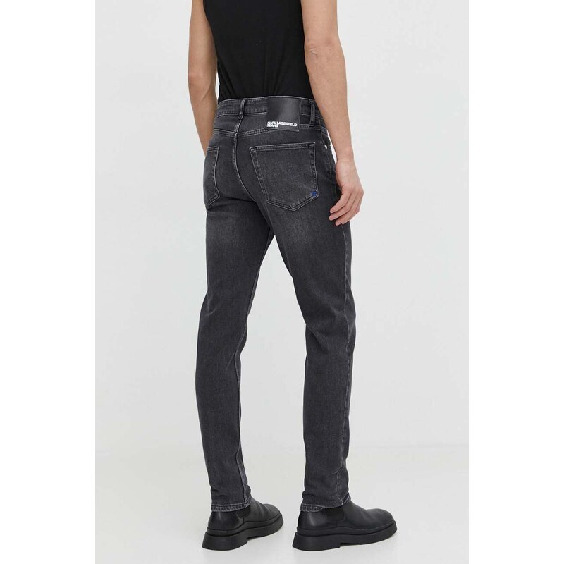 Rifle Karl Lagerfeld Jeans pánske, šedá farba