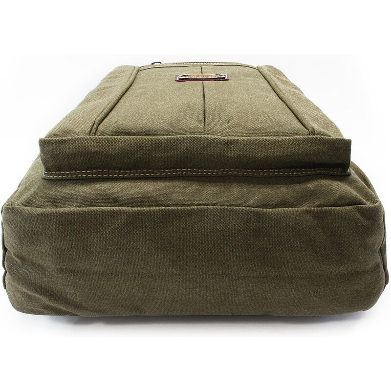 Tapple Zelenohnedý praktický textilný pánsky batoh Morco