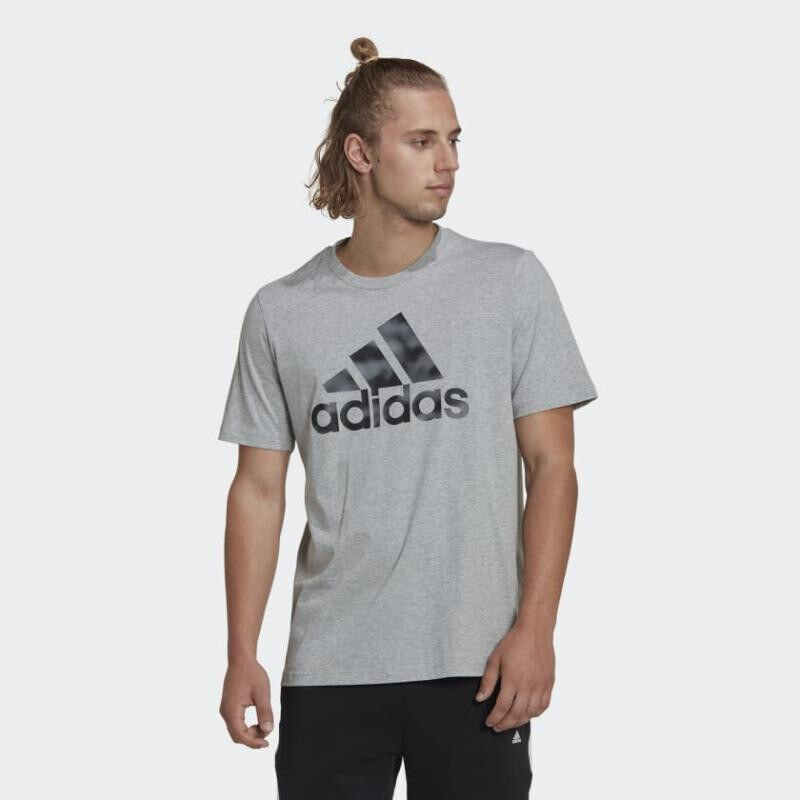 adidas Performance adidas Essentials Camo Print T-Shirt GREY 49371328