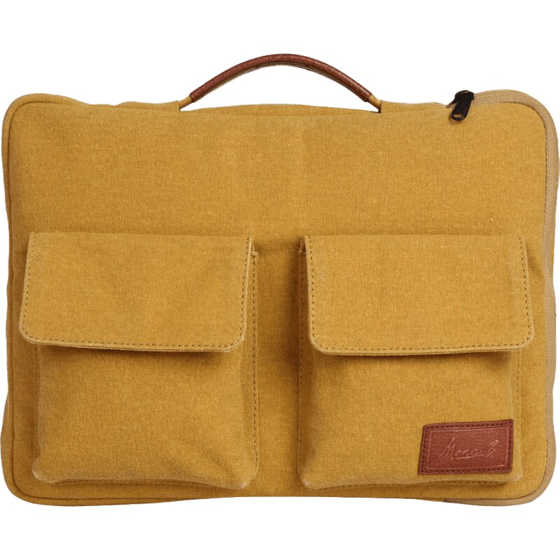 Bagind Luni Yellow - textilná brašna na notebook žltá
