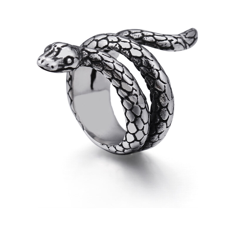 Royal Fashion pánsky prsteň Had KR52351-K 54217203