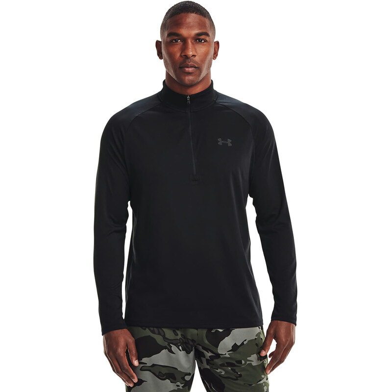 Tričko Under Armour Tech 2.0 1/2 Zip Black XL 49375123